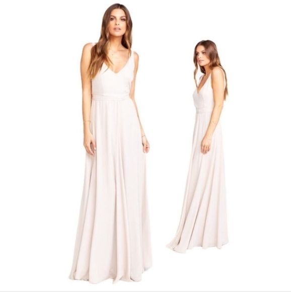 Show Me Your MuMu Jenn Maxi Bridesmaid Dress Sz Xs. Show me the ring crisp NWT - Picture 1 of 9